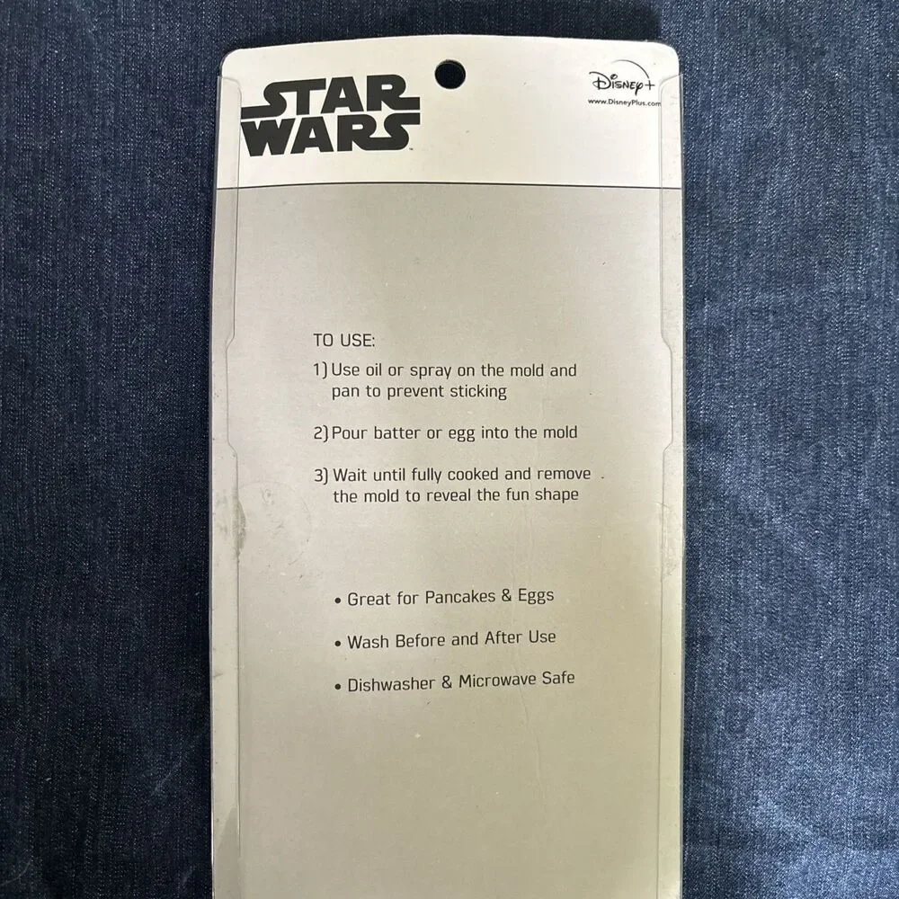 Star Wars - The Mandalorian Themed Silicone Breakfast Molds | 2 Molds | NEW